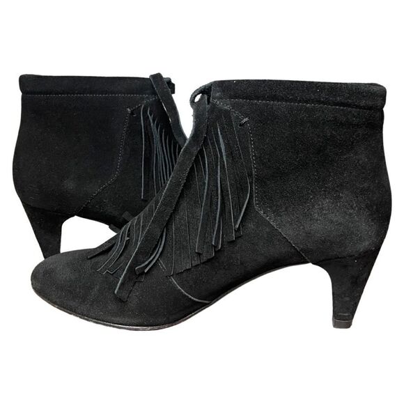 Maje Suede Fringe Boots Size 9 - Picture 9 of 10